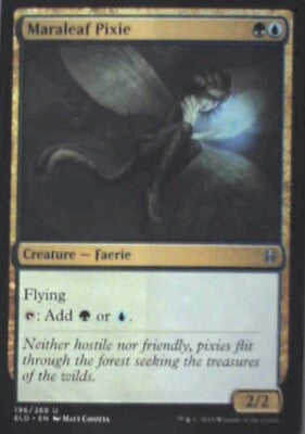 Maraleaf Pixie - Throne of Eldraine: #196, Magic: The Gathering Nm R92