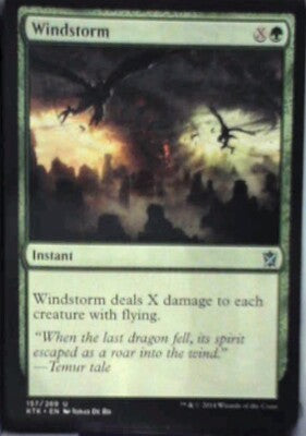 Windstorm - Khans of Tarkir: #157, Magic: The Gathering Nm R157