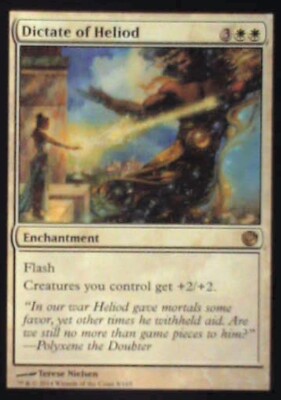 Dictate of Heliod - Journey Into Nyx: #8, Magic: The Gathering Nm R204