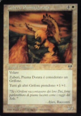 Zuberi, Golden Feather - Mirage: #51, Magic: The Gathering Lp R97