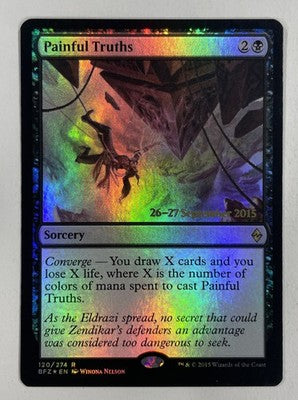 Painful Truths Foil Battle For Zendikar Near Mint NM MTG Magic The Gathering A