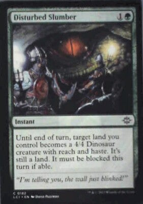 Disturbed Slumber - The Lost Caverns of Ixalan: #182, MTG Nm R183