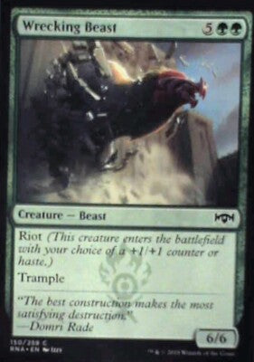 Wrecking Beast - Ravnica Allegiance: #150, Magic: The Gathering Nm R180