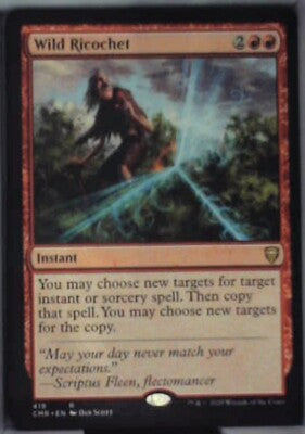 Wild Ricochet - Commander Legends: #419, Magic: The Gathering Nm R237