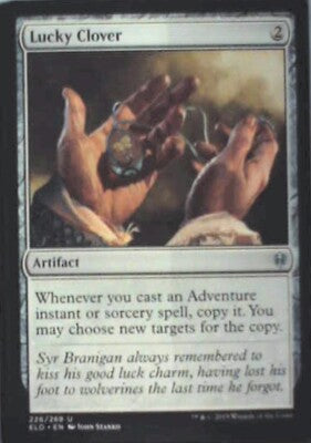 Lucky Clover - Throne of Eldraine: #226, Magic: The Gathering Nm R92