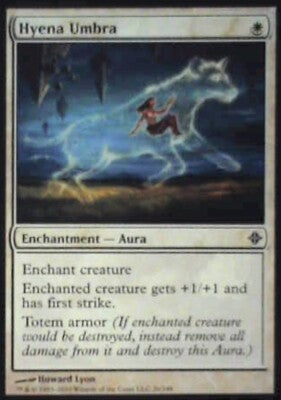 Hyena Umbra - Rise of the Eldrazi: #26, Magic: The Gathering Nm R46
