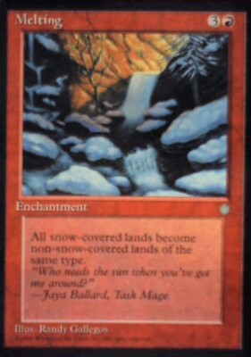 Melting - Ice Age: #201, Magic: The Gathering Nm R125
