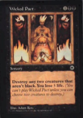 Wicked Pact - Portal: #117, Magic: The Gathering Nm R110