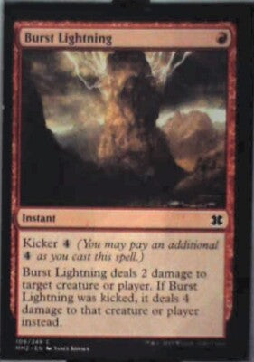 Burst Lightning - Modern Masters 2015: #109, Magic: The Gathering Lp R36