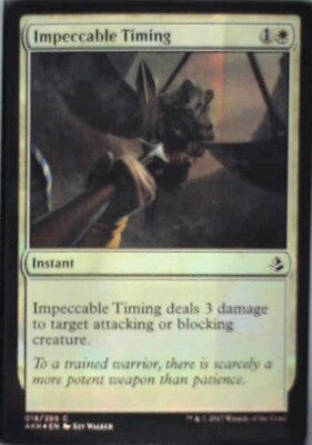 Impeccable Timing - Amonkhet: #18, Magic: The Gathering - Foil Lp R249