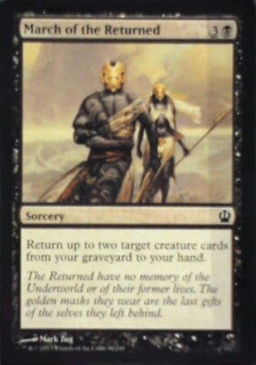 March of the Returned - Theros: #96, Magic: The Gathering Nm R242