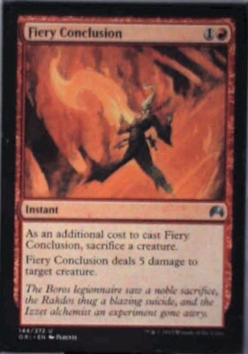 Fiery Conclusion - Magic Origins: #144, Magic: The Gathering Nm R193