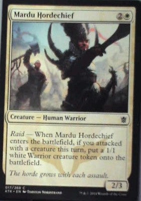 Mardu Hordechief - Khans of Tarkir: #17, Magic: The Gathering Nm C337