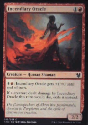 Incendiary Oracle - Theros Beyond Death: #140, Magic: The Gathering Nm R240