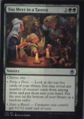 You Meet in a Tavern - Adventures in the Forgotten Realms: #215 Nm R53