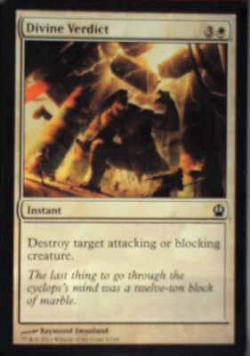 Divine Verdict - Theros: #8, Magic: The Gathering Nm R61