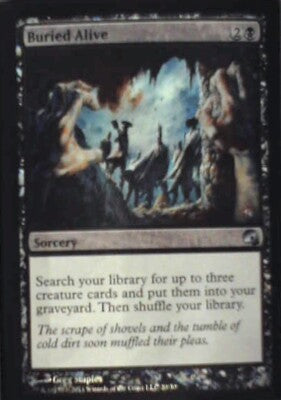 Buried Alive - Premium Deck Series: Graveborn: #20, MTG - Foil Nm R248