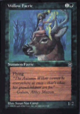 Willow Faerie [Version 2] - Homelands: #99b, Magic: The Gathering Lp R199