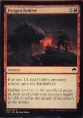 Dragon Fodder - Magic Origins: #140, Magic: The Gathering Nm R242