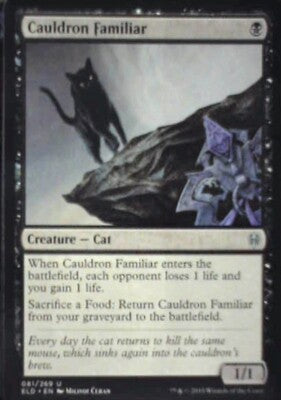 Cauldron Familiar - Throne of Eldraine: #81, Magic: The Gathering Nm R231