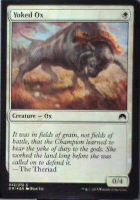 Yoked Ox - Magic Origins: #42, Magic: The Gathering - Foil Lp R249