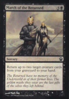 March of the Returned - Theros: #96, Magic: The Gathering Nm R215