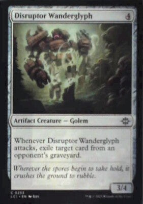 Disruptor Wanderglyph - The Lost Caverns of Ixalan: #253, MTG Nm R183