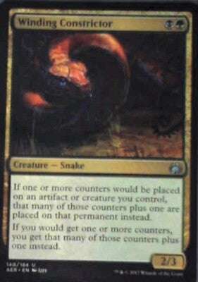 Winding Constrictor - Aether Revolt: #140, Magic: The Gathering Nm R121
