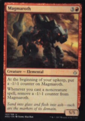 Magmaroth - Hour of Devastation: #102, Magic: The Gathering Nm R216