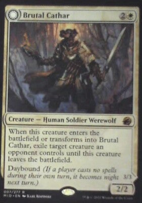Brutal Cathar - Innistrad: Midnight Hunt: #7, Magic: The Gathering Nm R233
