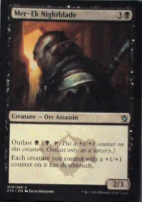 Mer-Ek Nightblade - Khans of Tarkir: #79, Magic: The Gathering Nm R158