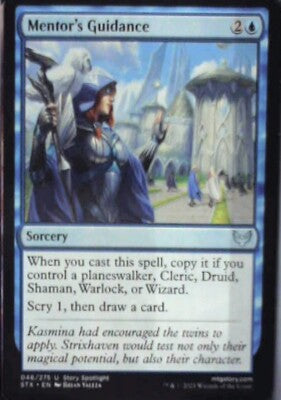 Mentor's Guidance - Strixhaven: School of Mages: #46, MTG Nm R86
