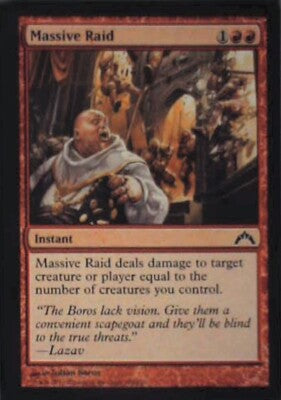 Massive Raid - Gatecrash: #100, Magic: The Gathering Nm R33