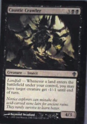 Caustic Crawler - Worldwake: #54, Magic: The Gathering Lp R99