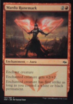 Mardu Runemark - Fate Reforged: #107, Magic: The Gathering Nm R242