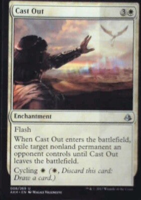 Cast Out - Amonkhet: #8, Magic: The Gathering Nm R233