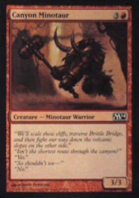 Canyon Minotaur - Magic 2013 (M13): #122, Magic: The Gathering Nm R137
