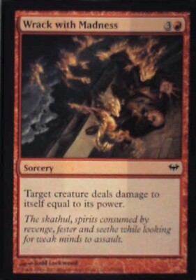 Wrack with Madness - Dark Ascension: #107, Magic: The Gathering Nm R51