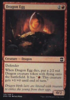 Dragon Egg - Eternal Masters: #126, Magic: The Gathering Nm R130