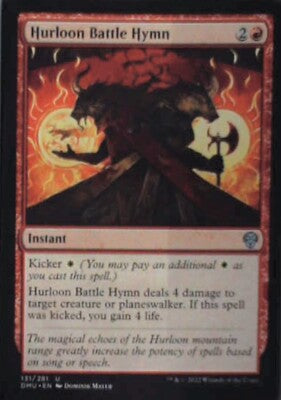 Hurloon Battle Hymn - Dominaria United: #131, Magic: The Gathering Nm R29
