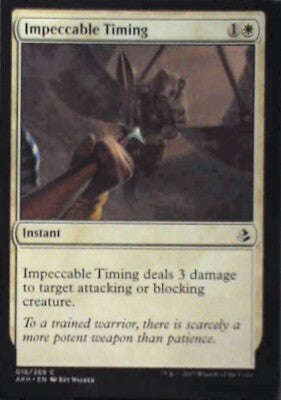 Impeccable Timing - Amonkhet: #18, Magic: The Gathering Nm R106