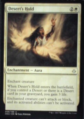 Desert's Hold - Hour of Devastation: #8, Magic: The Gathering Nm R213