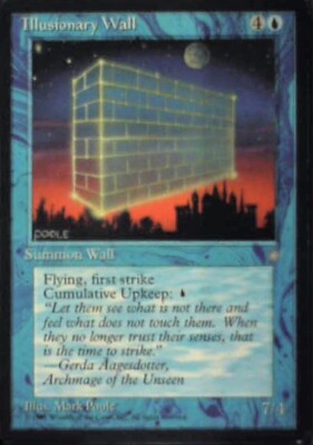 Illusionary Wall - Ice Age: #78, Magic: The Gathering Lp R112