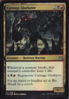 Carnage Gladiator - Modern Masters 2017: #155, MTG - Foil Nm R247