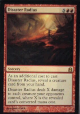 Disaster Radius - Commander: #119, Magic: The Gathering Nm R154