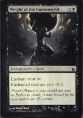 Weight of the Underworld - Born of the Gods: #86, Magic: The Gathering Nm R118