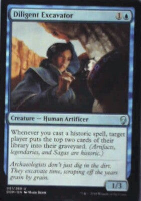 Diligent Excavator - Dominaria: #51, Magic: The Gathering Nm R136