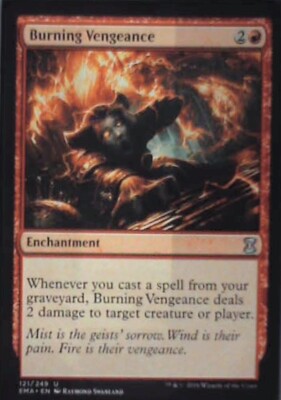 Burning Vengeance - Eternal Masters: #121, Magic: The Gathering Nm R60