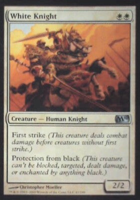 White Knight - Magic 2010 (M10): #41, Magic: The Gathering Lp R96