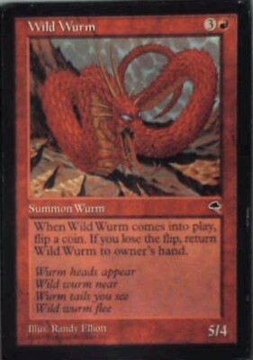Wild Wurm - Tempest: #212, Magic: The Gathering Mp R37